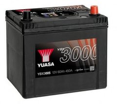 Акумулятор YUASA YBX3005 SMF 60Ah Asia (Євро) - 500A