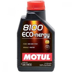 Моторное масло MOTUL 8100 Eco-nergy 5W-30 A5/B5:SL/CF (Ford,Renault) - 1л