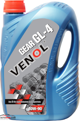 Трансмісійна олива VENOL Gear 80W-90 GL-4 - 1л