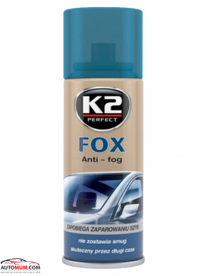 K2 K631 Fox Антизапотівач для скла - 150мл