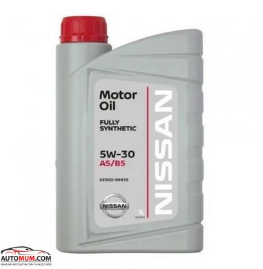 Моторное масло NISSAN KE90091033 Motor Oil FS 5W-30 C3 - 1л
