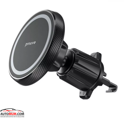 Тримач телефона в авто Proove Carbon Magnetic Air Mount Magnetic Ring