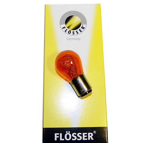 FLOSSER 522907 лампа накалювання PY(BAY15d) 12V 21/5W ( жовт