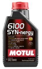Моторна олива MOTUL 6100 Syn-nergy 5w-40 A3/B3/B4:SL/CF (BMW,MB,VW) - 1л