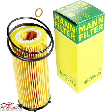 Фильтр оливи MANN HU720/3x (BMW)
