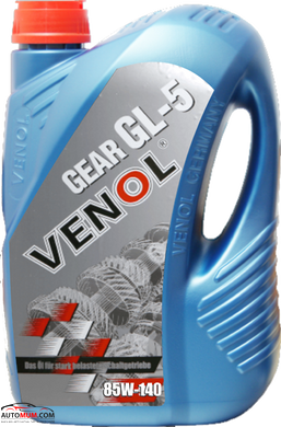 Трансмісійна олива VENOL Gear 85W-140 GL-5 - 1л