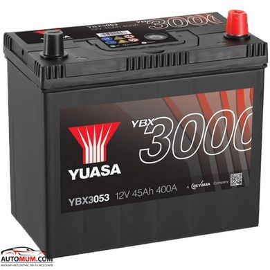 Акумулятор Yuasa YBX3053 SMF 45Ah Asia (Євро) - 400A