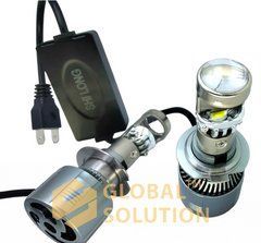 Светодиодные лампы головного света линза 12-24V Н7 H/L 38W 8000LM 5700K GS 90077 LENZ7 -12-24v-2шт