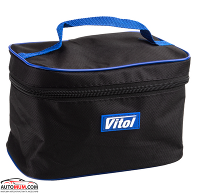 Компресор автомобільний ViTOL К-22 100psi/14Amp/37л/Ліхтар/Автостоп/прикурювач