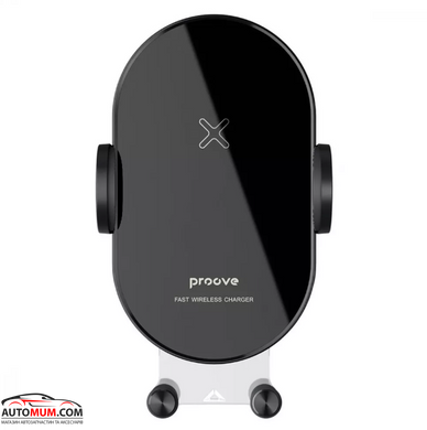 Тримач для мобільного телефону Proove Rounded Energy 15W з бездротовою зарядкою (дефлектор прісоска