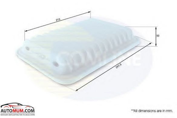 Фільтр повітря WIX WA9627 (Auris;Avensis III;Corolla X;Yaris II >07г)
