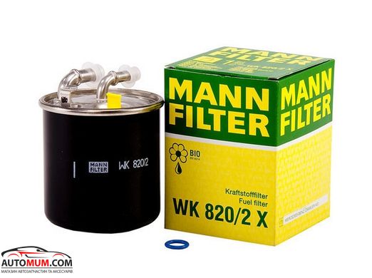 Фільтр палива MANN WK820/2x (MB Sprinter-II CDi)>09г)