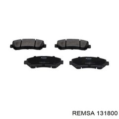 REMSA 131800-AF колодки тормозные передние (X-Trail,Qashqai >07)