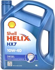 Моторное масло SHELL Helix Diesel HX7 10W-40 CF - 4л