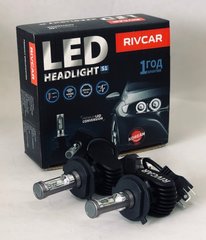 Світлодіодні лампи з обманкою RIVCAR Premium M1 H4 15000LM--2шт