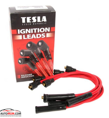 Високовольтні дроти TESLA Silicone Inductive T412M Red Line (2101)