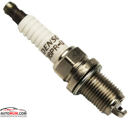 Свеча зажигания DENSO (3130) K16PRU11 (Hyundai/KIA 1.1-2.7 95-10; Mazda 1.3-1.9 91-05; Nissan 1.0)
